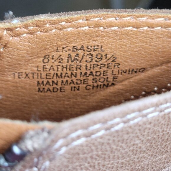 Lucky Brand Basel Women's 8.5 Ankle Boots Booties Leather Zip Light Brown - Picture 12 of 12